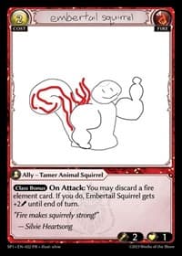 Embertail Squirrel - Grand Archive TCG Supporter Pack 1 trading card
