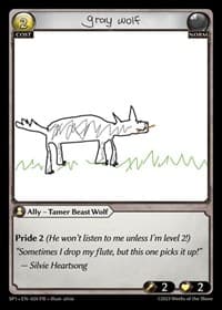 Gray Wolf - Grand Archive TCG Supporter Pack 1 trading card