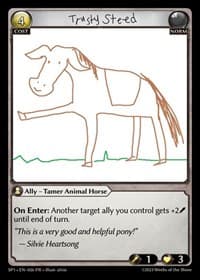 Trusty Steed - Grand Archive TCG Supporter Pack 1 trading card
