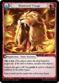 Beastsoul Visage - Grand Archive TCG Fractured Crown trading card