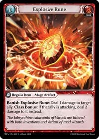 Explosive Rune - Grand Archive TCG Fractured Crown trading card