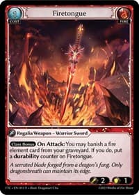 Firetongue - Grand Archive TCG Fractured Crown trading card