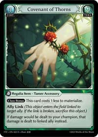 Covenant of Thorns - Grand Archive TCG Fractured Crown trading card