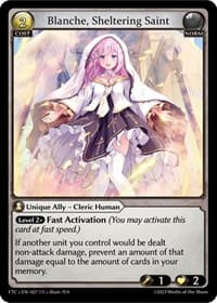 Blanche, Sheltering Saint - Grand Archive TCG Fractured Crown trading card