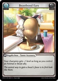 Beastbond Ears - Grand Archive TCG Fractured Crown trading card