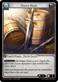 Drawn Blade - Grand Archive TCG Fractured Crown trading card