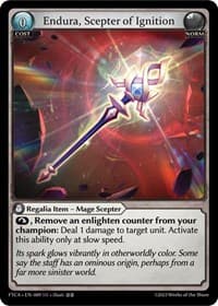 Endura, Scepter of Ignition - Grand Archive TCG Fractured Crown trading card