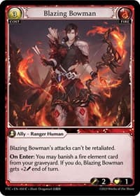 Blazing Bowman - Grand Archive TCG Fractured Crown trading card