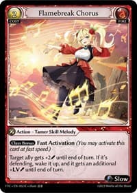 Flamebreak Chorus - Grand Archive TCG Fractured Crown trading card