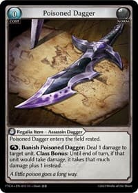 Poisoned Dagger - Grand Archive TCG Fractured Crown trading card