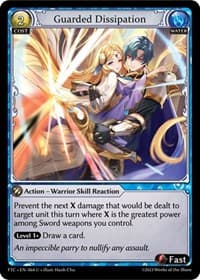 Guarded Dissipation - Grand Archive TCG Fractured Crown trading card