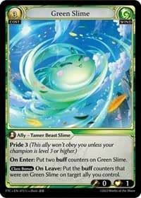 Green Slime - Grand Archive TCG Fractured Crown trading card