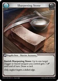 Sharpening Stone - Grand Archive TCG Fractured Crown trading card