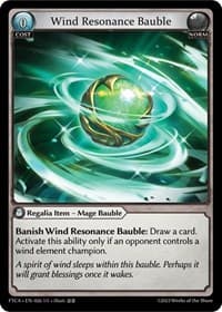 Wind Resonance Bauble - Grand Archive TCG Fractured Crown trading card