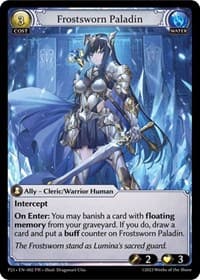 Frostsworn Paladin - Grand Archive TCG Promotional Cards trading card