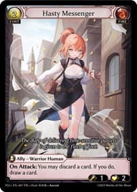 Hasty Messenger - Grand Archive TCG Promotional Cards trading card