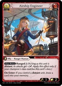 Airship Engineer - Grand Archive TCG Alchemical Revolution trading card