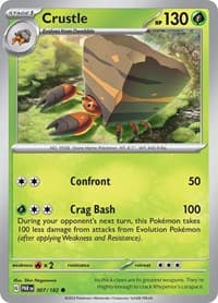 Crustle - Pokemon SV04: Paradox Rift trading card