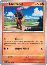 Charcadet - Pokemon SV04: Paradox Rift trading card