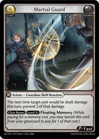 Martial Guard - Grand Archive TCG Alchemical Revolution Starter Decks trading card