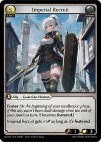 Imperial Recruit - Grand Archive TCG Alchemical Revolution Starter Decks trading card