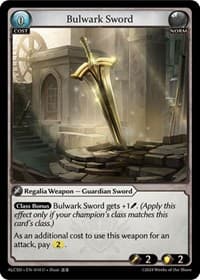Bulwark Sword - Grand Archive TCG Alchemical Revolution Starter Decks trading card