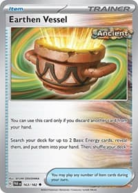 Earthen Vessel - Pokemon SV04: Paradox Rift trading card