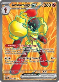 Armarouge ex - Pokemon SV04: Paradox Rift trading card