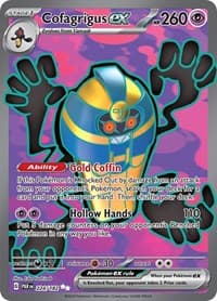 Cofagrigus ex - Pokemon SV04: Paradox Rift trading card