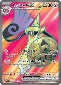 Aegislash ex - Pokemon SV04: Paradox Rift trading card