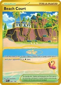 Beach Court - Pokemon SV04: Paradox Rift trading card