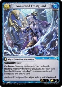 Awakened Frostguard - Grand Archive TCG Alchemical Revolution trading card