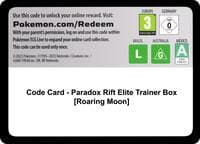 Code Card - Paradox Rift Elite Trainer Box [Roaring Moon] - Pokemon SV04: Paradox Rift trading card