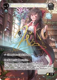 Arisanna, Herbalist Prodigy (CSR) (ALC1E) - Grand Archive TCG Alchemical Revolution trading card