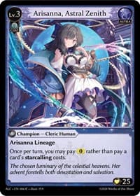 Arisanna, Astral Zenith - Grand Archive TCG Alchemical Revolution trading card