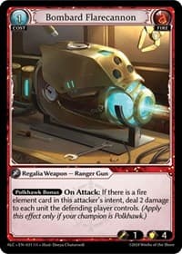 Bombard Flarecannon - Grand Archive TCG Alchemical Revolution trading card