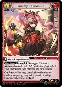 Airship Cannoneer - Grand Archive TCG Alchemical Revolution trading card