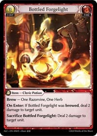 Bottled Forgelight - Grand Archive TCG Alchemical Revolution trading card
