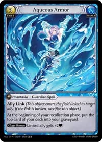 Aqueous Armor - Grand Archive TCG Alchemical Revolution trading card