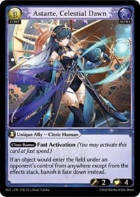 Astarte, Celestial Dawn - Grand Archive TCG Alchemical Revolution trading card