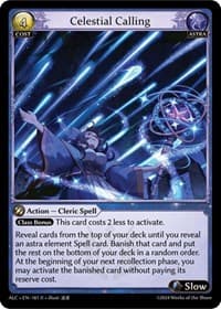 Celestial Calling - Grand Archive TCG Alchemical Revolution trading card