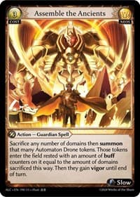 Assemble the Ancients - Grand Archive TCG Alchemical Revolution trading card