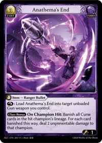 Anathema's End - Grand Archive TCG Alchemical Revolution trading card