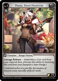 Diana, Keen Huntress - Grand Archive TCG Alchemical Revolution Starter Decks trading card