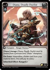 Diana, Deadly Duelist - Grand Archive TCG Alchemical Revolution Starter Decks trading card