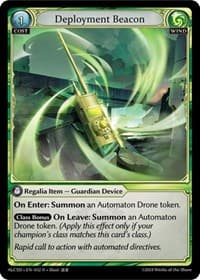 Deployment Beacon - Grand Archive TCG Alchemical Revolution Starter Decks trading card