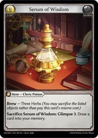 Serum of Wisdom - Grand Archive TCG Alchemical Revolution Starter Decks trading card