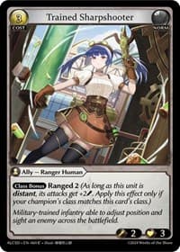 Trained Sharpshooter - Grand Archive TCG Alchemical Revolution Starter Decks trading card