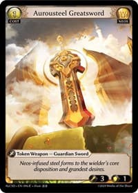 Aurousteel Greatsword - Grand Archive TCG Alchemical Revolution Starter Decks trading card