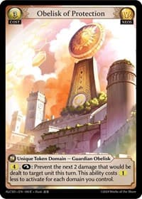 Obelisk of Protection - Grand Archive TCG Alchemical Revolution Starter Decks trading card